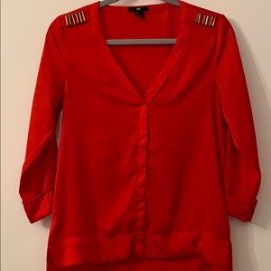 Red H&M top